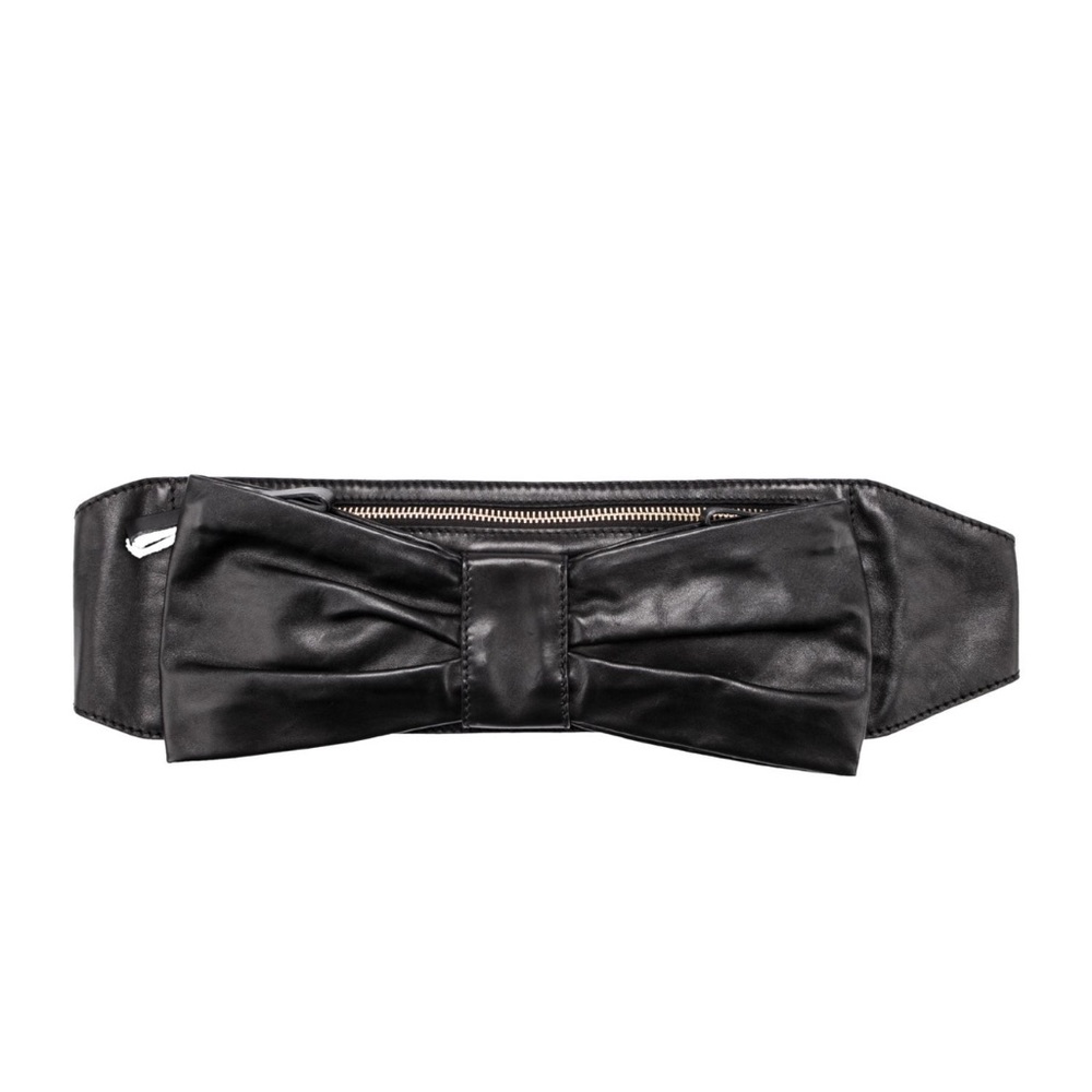 ISO Valentino bow belt bag In black or tan